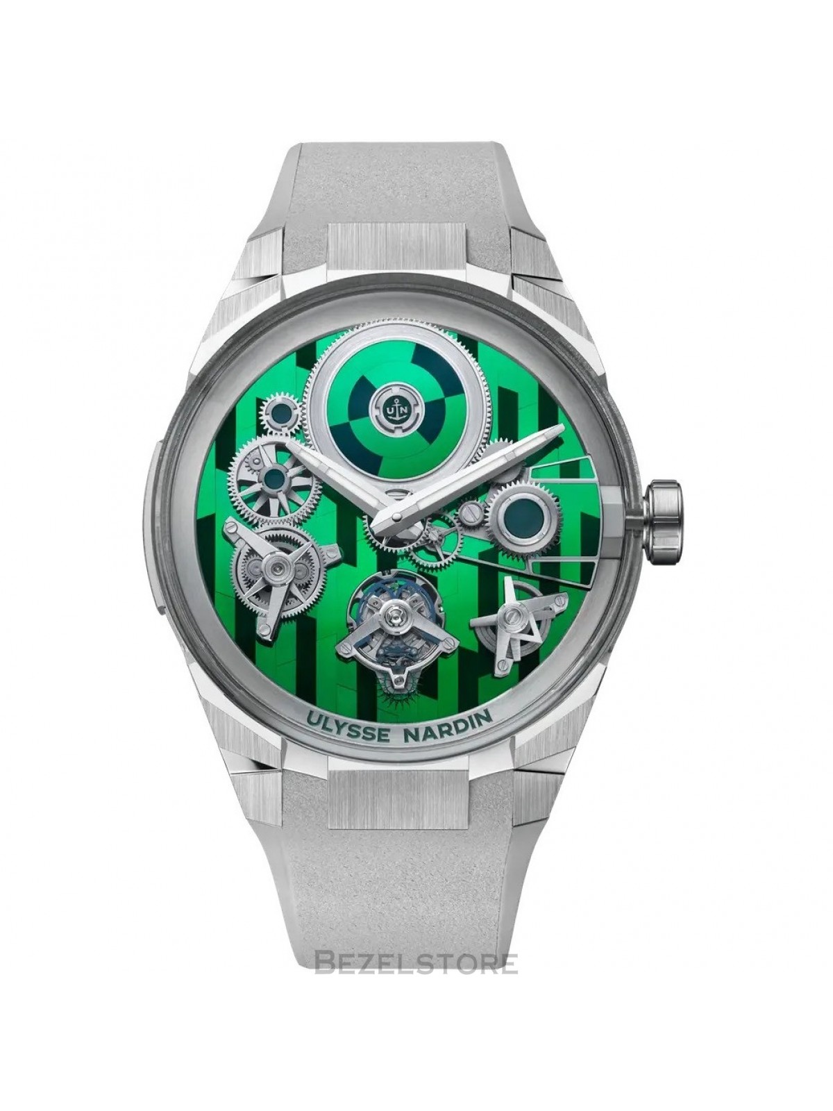 Ulysse Nardin Blast Free Wheel Silicon Green 45 mm 1760-401LE-8A-GREEN/3A